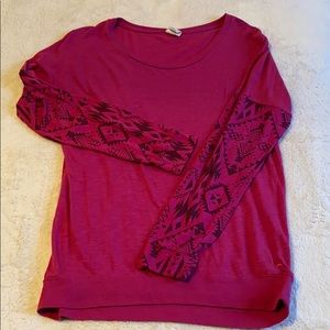 PINK long sleeve tee